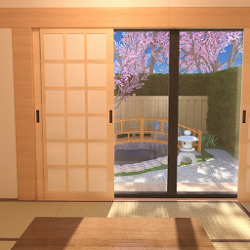 脱出ゲーム　桜の見える和室からの脱出