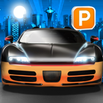 3D Night Parking Simulator Sports Car Driving Game